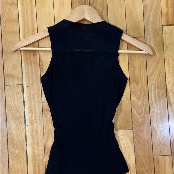 United colors of Benetton black wrap top - Picture 3 of 4